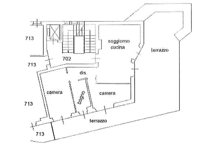 Immagine 14 di Attico in vendita  in via tremana a Bergamo