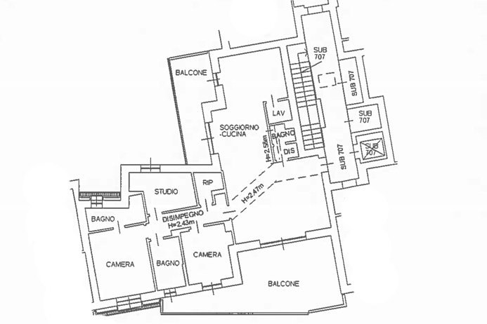 Immagine 21 di Attico in vendita  in via maddalena casulana a Bergamo