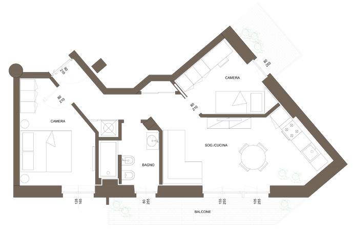 Immagine 25 di Appartamento in vendita  in via san benedetto a Bergamo