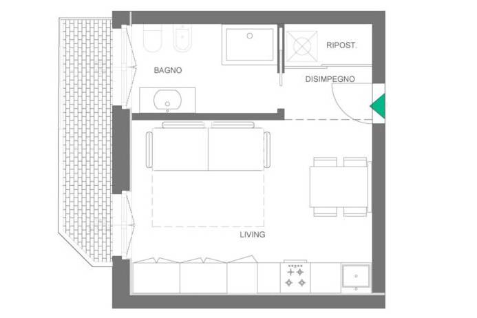 Immagine 17 di Appartamento in vendita  in Piazzale san paolo a Bergamo