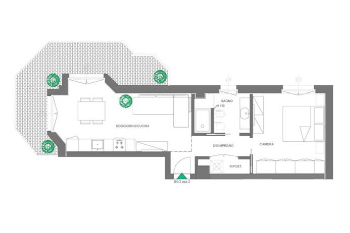 Immagine 15 di Appartamento in vendita  in piazzale san paolo a Bergamo