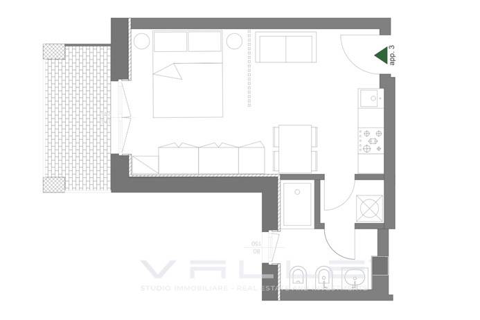 Immagine 2 di Appartamento in vendita  in via Maj a Bergamo