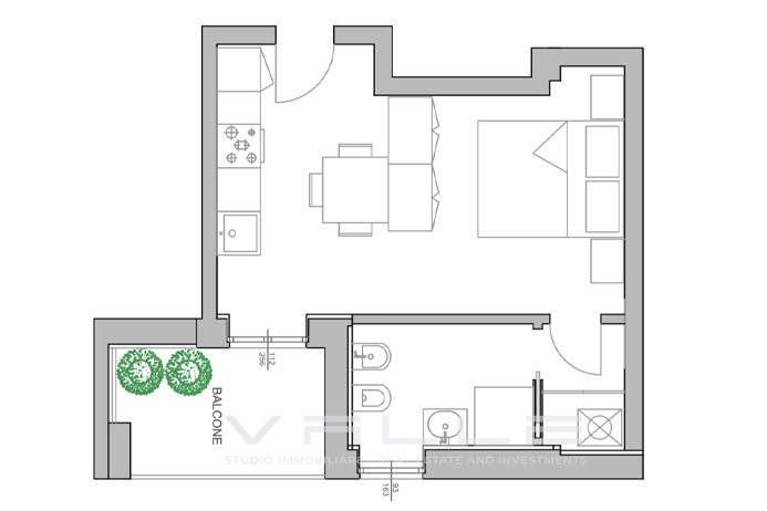 Immagine 5 di Appartamento in vendita  in via pitentino a Bergamo