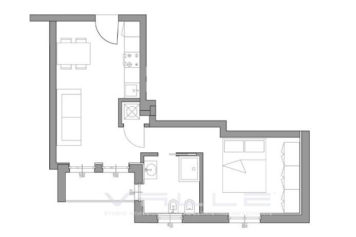 Immagine 3 di Attico in vendita  in Via Buratti a Bergamo