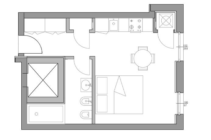 Immagine 3 di Attico in vendita  in Via Buratti a Bergamo