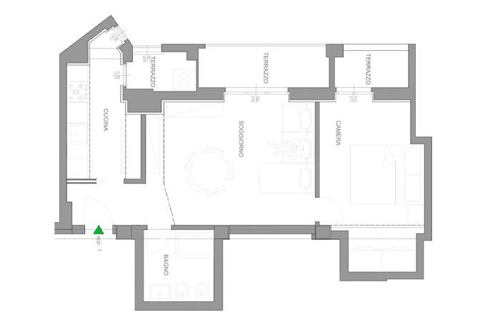 Immagine 3 di Appartamento in vendita  in Via cerasoli 8 a Bergamo