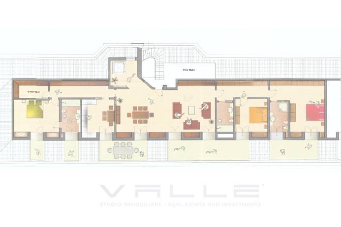 Immagine 23 di Attico in affitto  in via partigiani a Bergamo