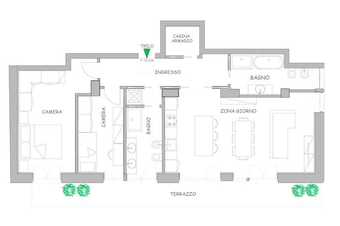 Immagine 15 di Appartamento in vendita  in via locatelli a Bergamo