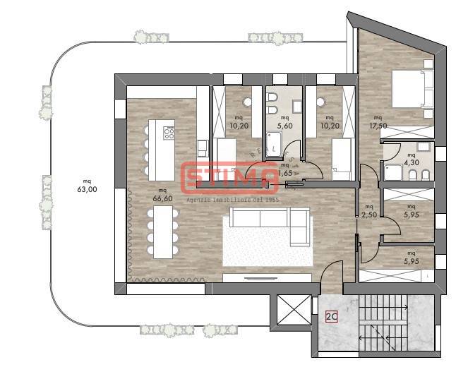 Immagine 21 di Appartamento in vendita  a Treviso