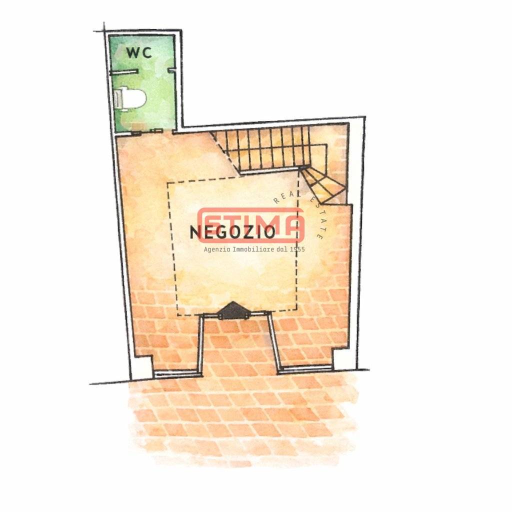 Immagine 11 di Negozio in affitto  in via collalto a Treviso