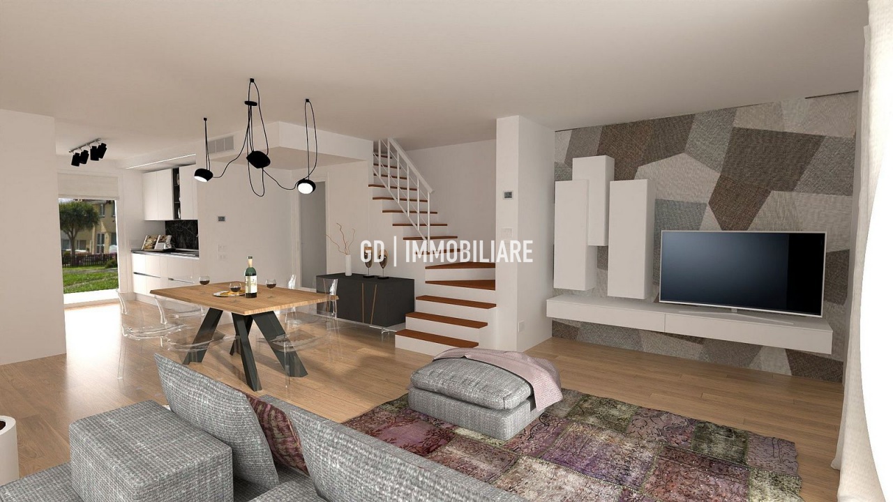 Immagine 2 di Villetta a schiera in vendita  in Via  San Gaetano 21 a Montebelluna