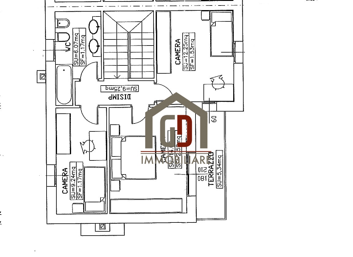 Immagine 19 di Casa semindipendente in vendita  in VIA CORNUDA 12 a Cimadolmo