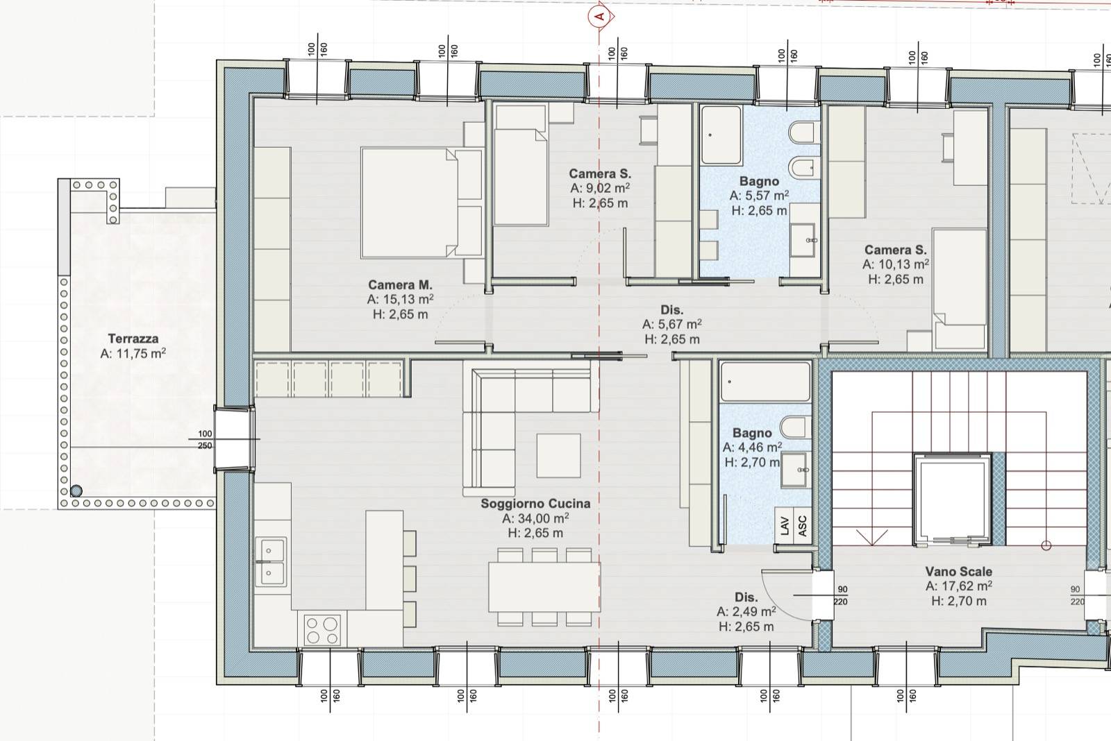 Immagine 12 di Appartamento in vendita  in Via Enrico Fermi 1 a Asolo