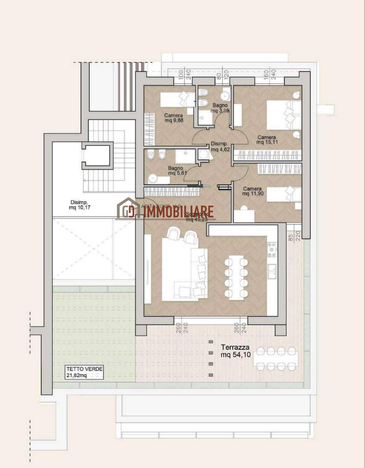 Immagine 27 di Attico in vendita  in Via Legrenzi 10 a Montebelluna