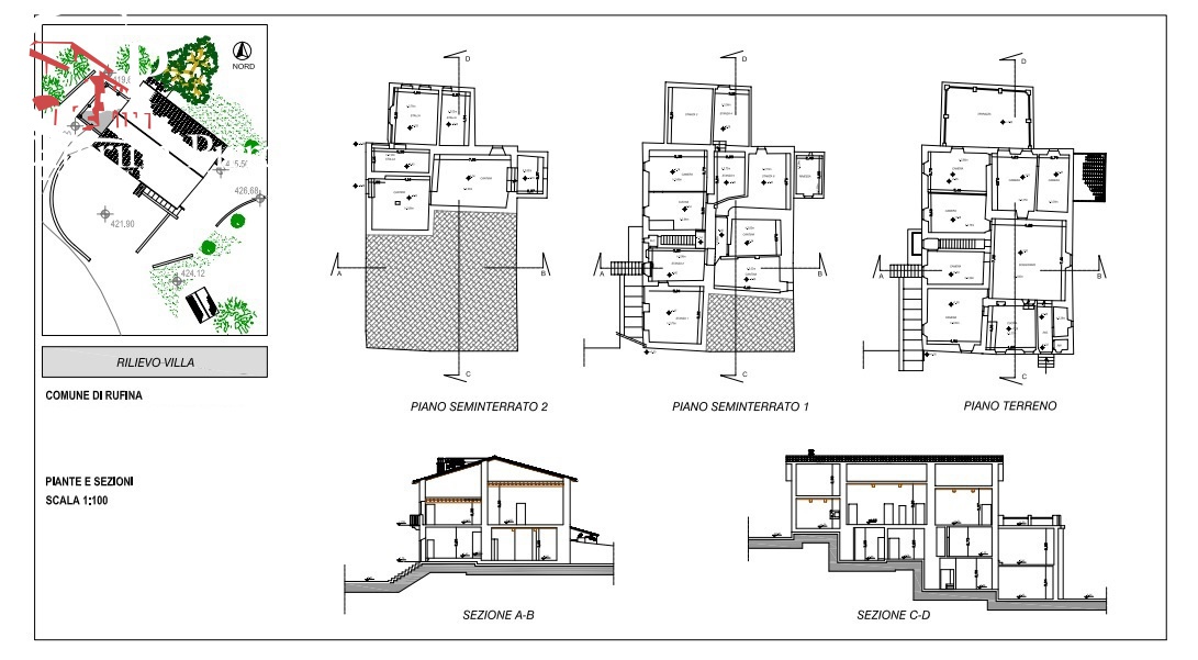Immagine 7 di Rustico / casale in vendita  in via di Castiglioni 10 a Rufina