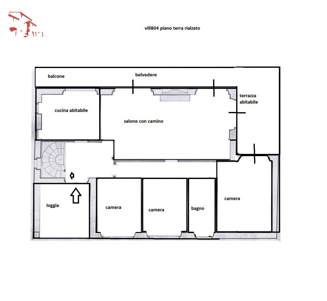 Immagine 26 di Villa in vendita  in via di Magnale 10 a Londa