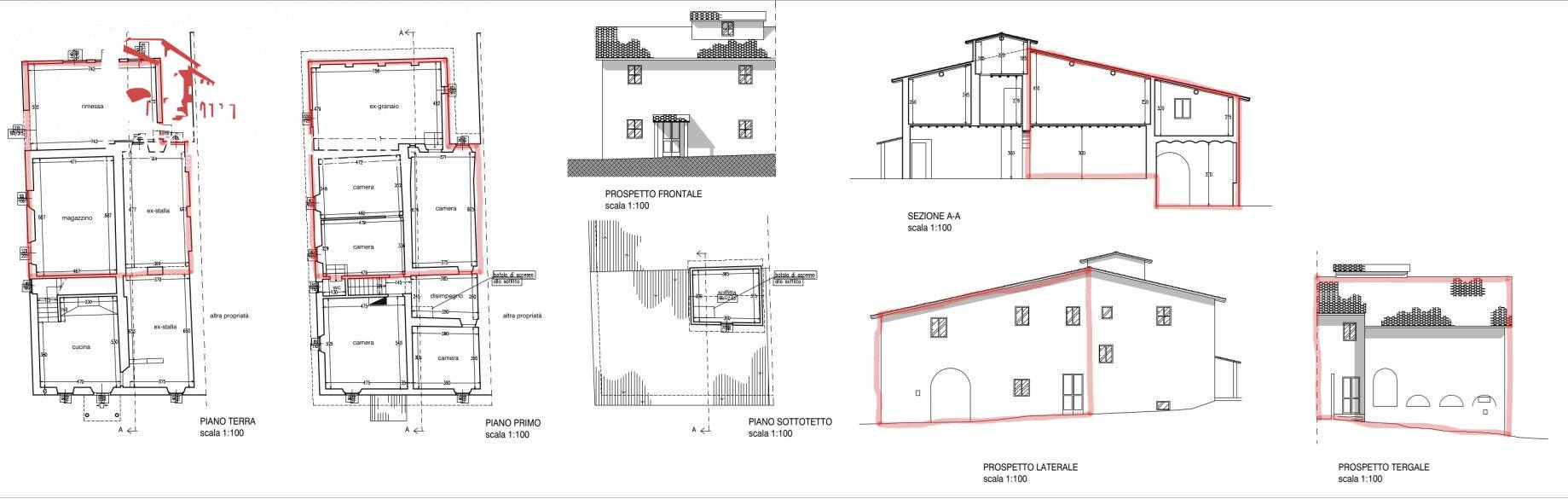 Immagine 7 di Rustico / casale in vendita  in via di San Gavino 10 a Scarperia E San Piero