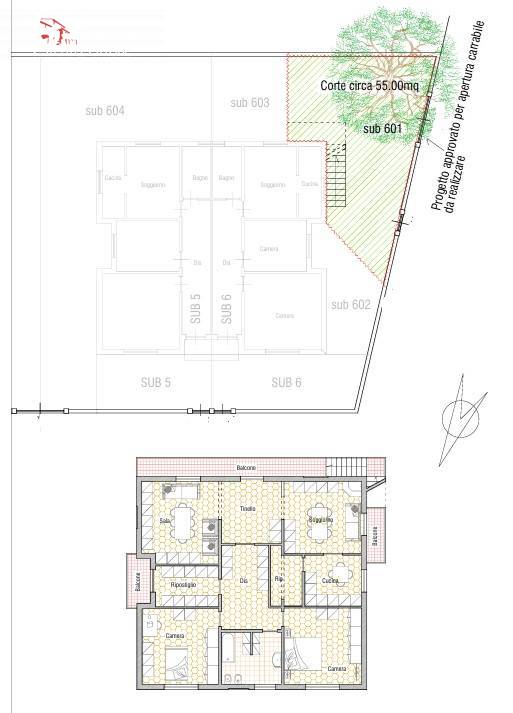 Immagine 25 di Appartamento in vendita  in via Cesare Battisti a Cecina