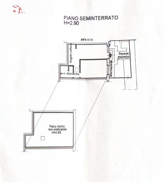 Immagine 30 di Appartamento in vendita  in via Ermenegildo Santoni 10 a Londa
