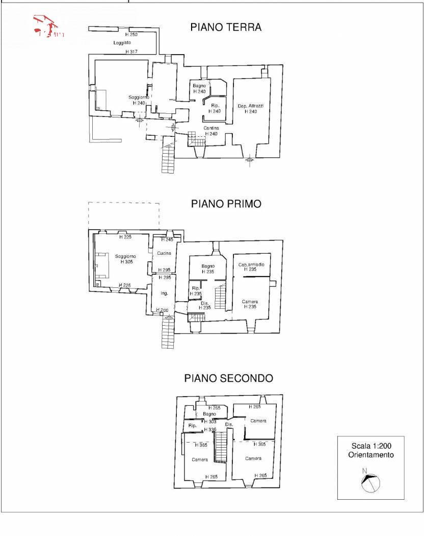 Immagine 48 di Rustico / casale in vendita  in via di Valle a Pontassieve