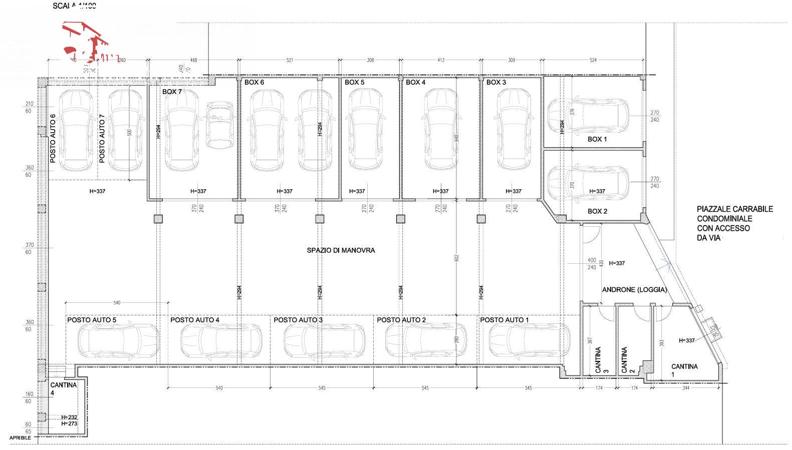 Immagine 3 di Box auto in vendita  in via Luigi Gordigiani 2 a Firenze