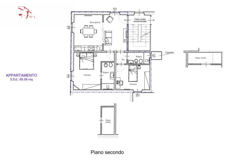 Immagine 4 di Appartamento in vendita  in via del Lasca 15 a Firenze