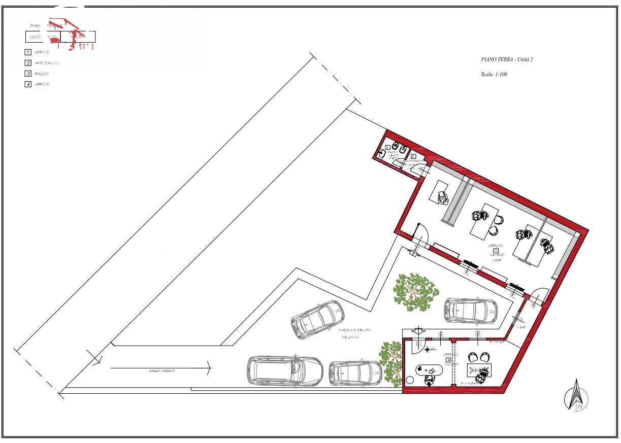 Immagine 10 di Ufficio in affitto  in via Maragliano 10 a Firenze