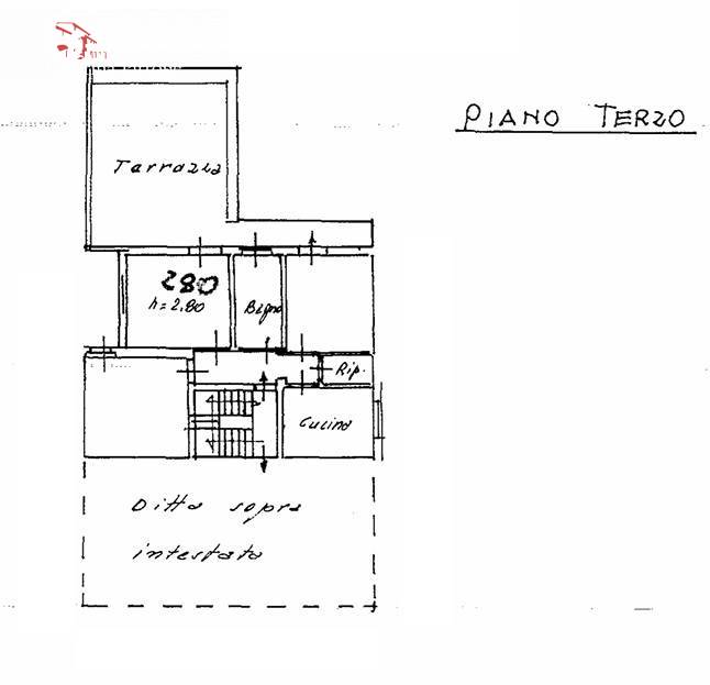 Immagine 12 di Appartamento in vendita  in via Cesare Battisti 6 a Rufina