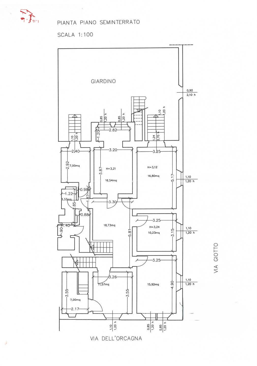 Immagine 35 di Appartamento in vendita  in via Orcagna 44 a Firenze