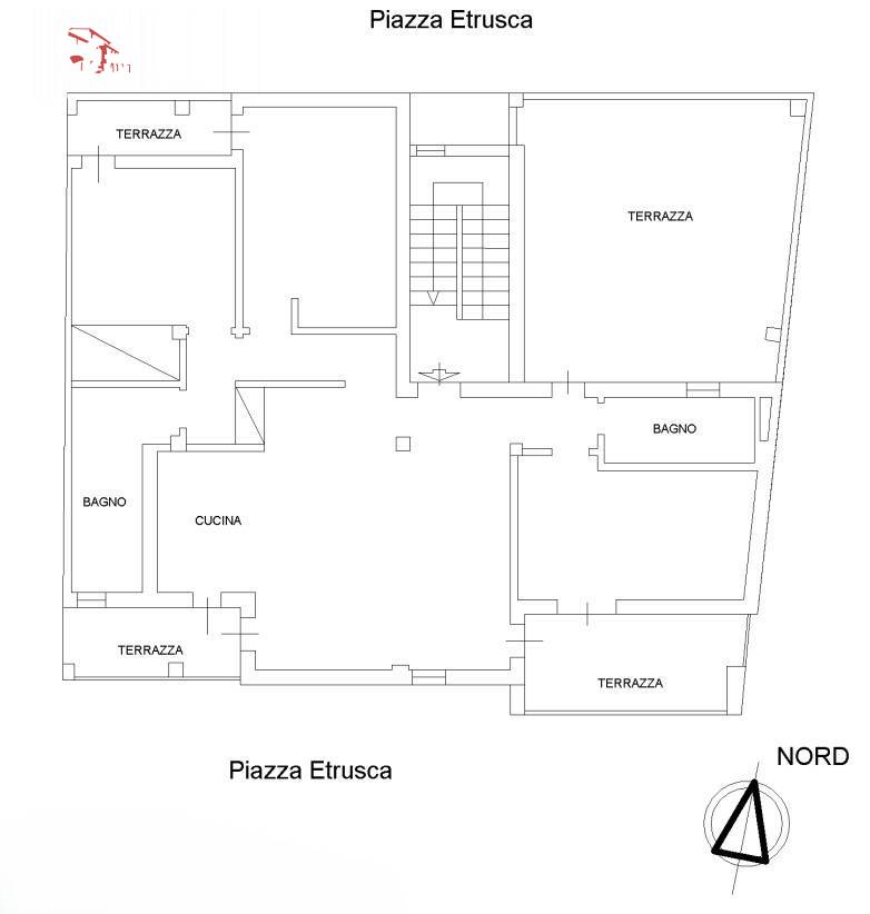 Immagine 48 di Appartamento in vendita  in Piazza Etrusca 6 a Fiesole