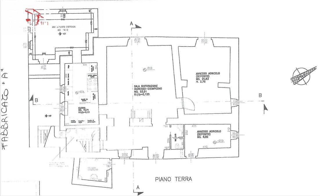 Immagine 43 di Agriturismo in vendita  in località Fantino 1 a Palazzuolo Sul Senio