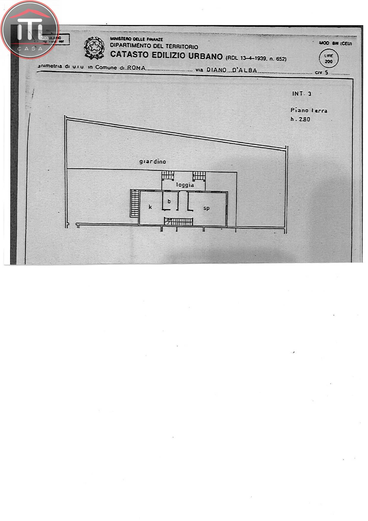 Immagine 32 di Villa in vendita  in Via Diano D'alba 5 a Roma