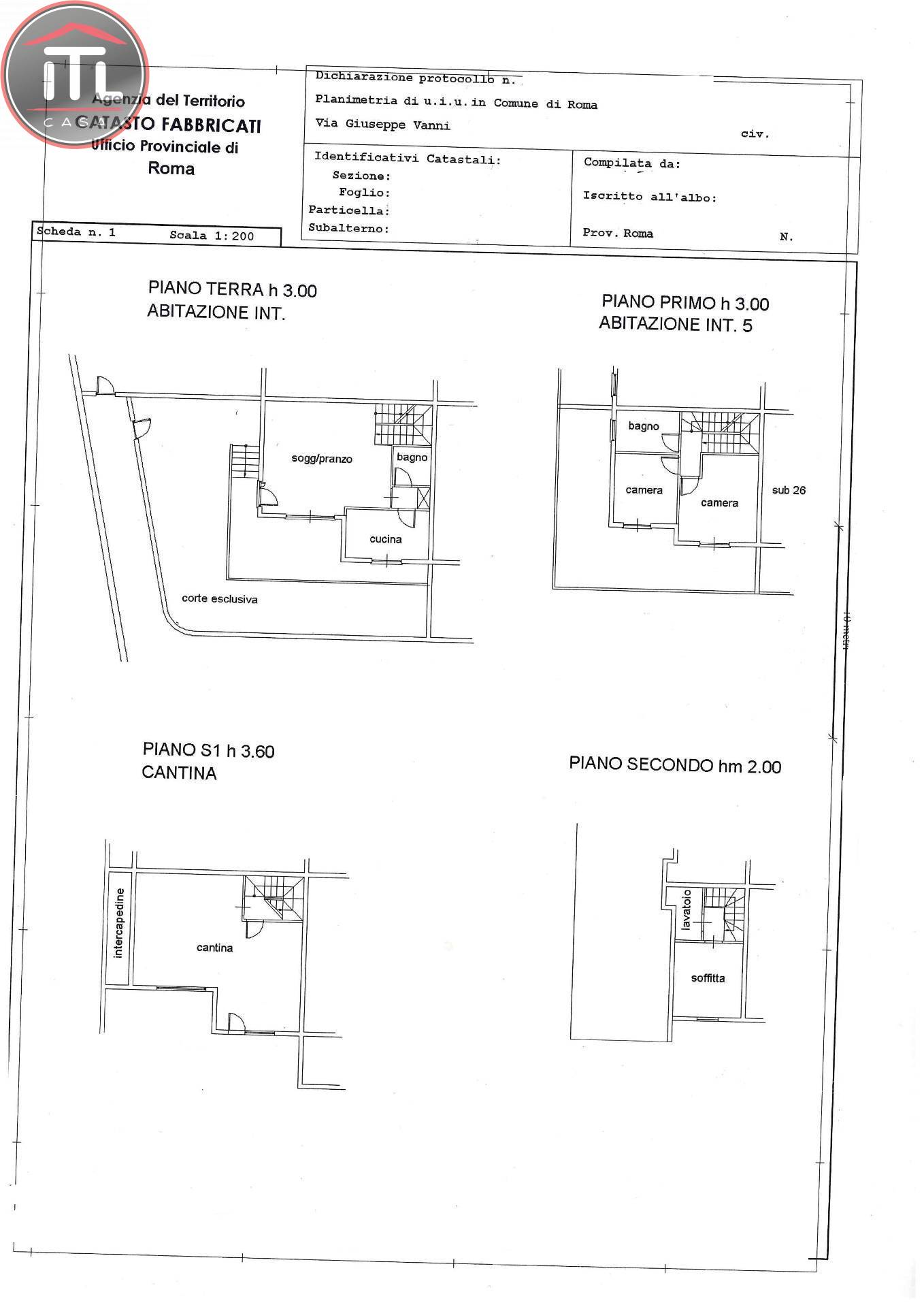Immagine 50 di Villa in vendita  in Via Giuseppe Vanni a Roma