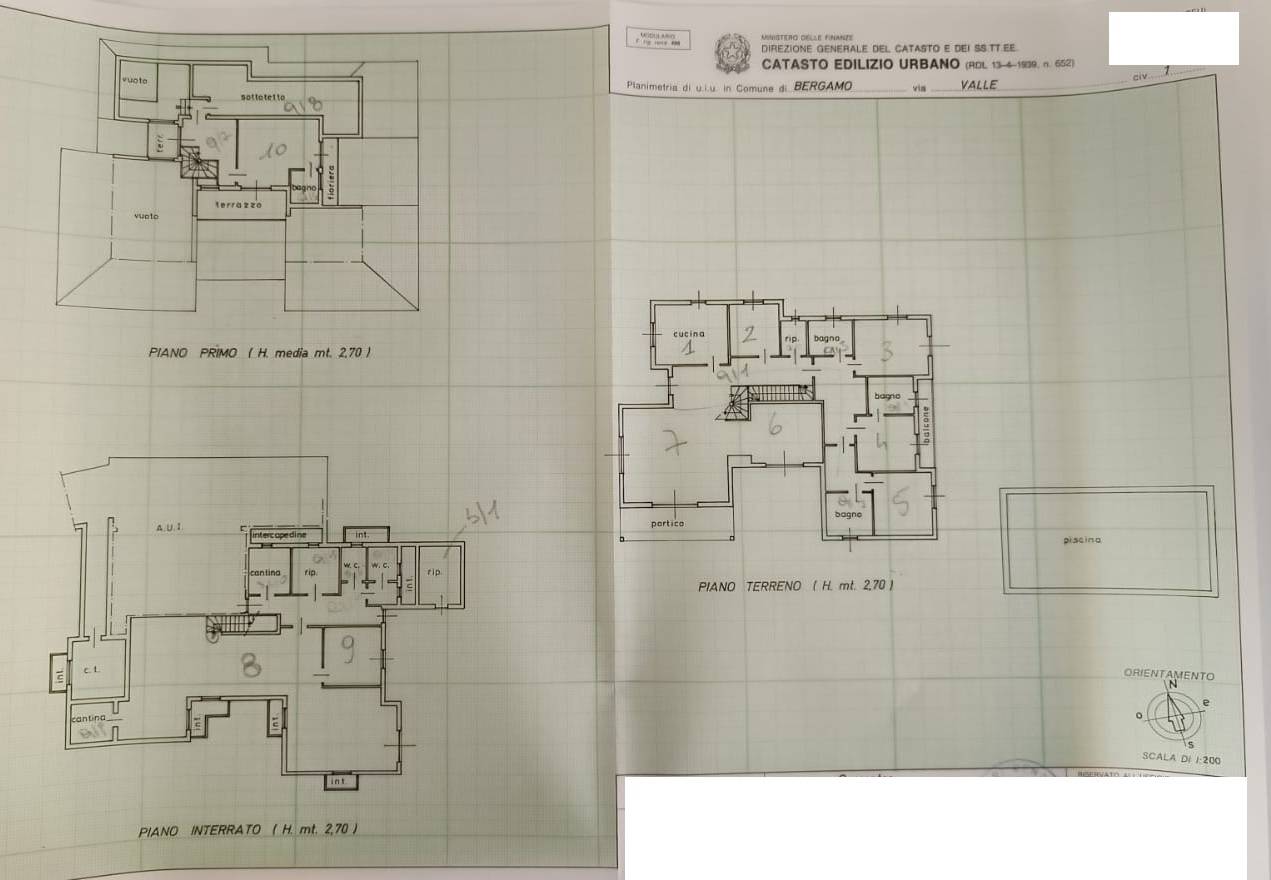 Immagine 67 di Villa in vendita  in Via Valle 1 a Bergamo