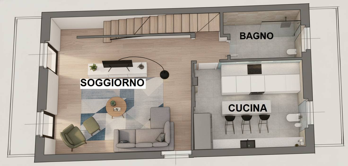 Immagine 34 di Villa in vendita  in Via circonvallazione a Fontanella