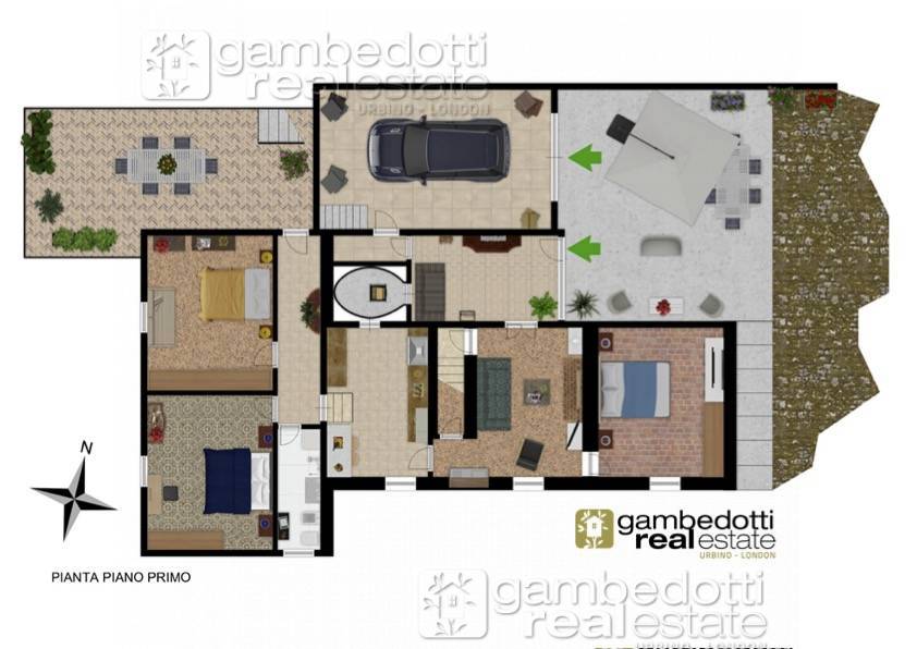 Immagine 34 di Rustico / casale in vendita  a Urbino