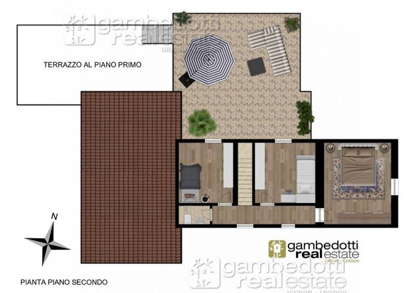 Immagine 35 di Rustico / casale in vendita  a Urbino