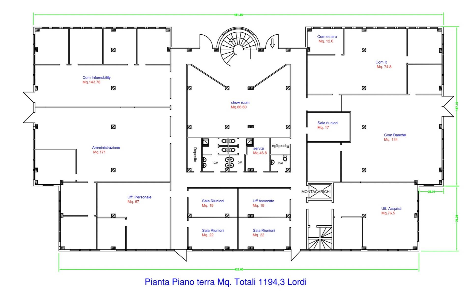Immagine 4 di Capannone industriale in vendita  a Altidona