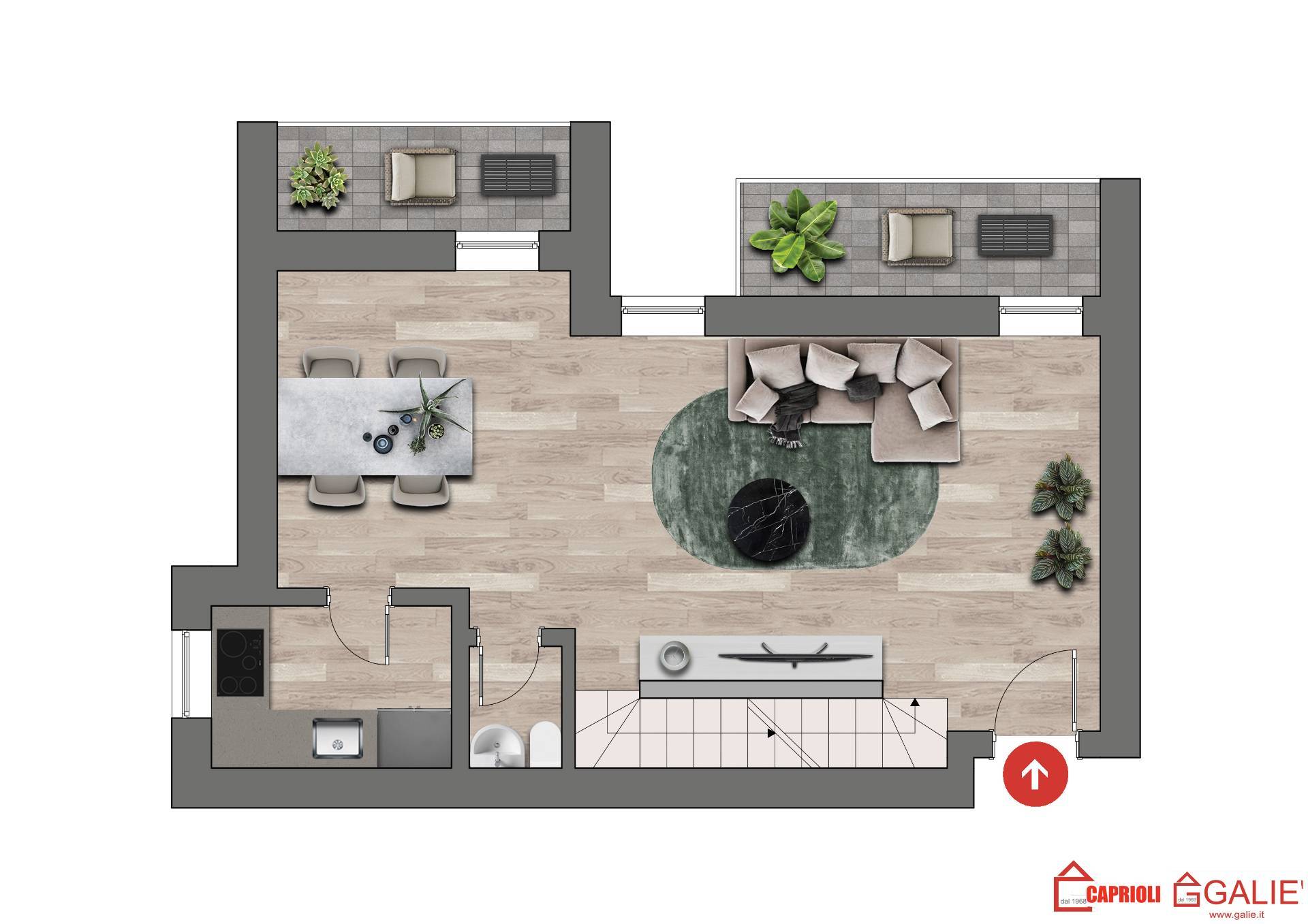 Immagine 43 di Appartamento in vendita  in Via Alessandria a Folignano