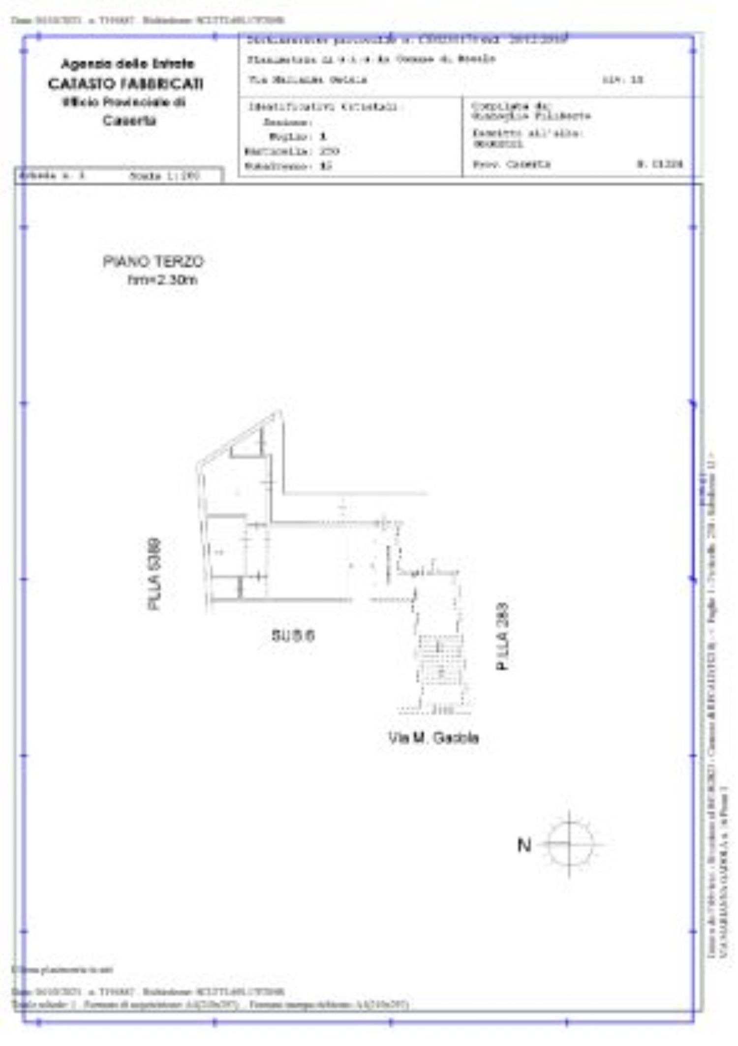 Immagine 49 di Attico in vendita  in di Circumvallazione Marianna Gadola 22 a Capodrise