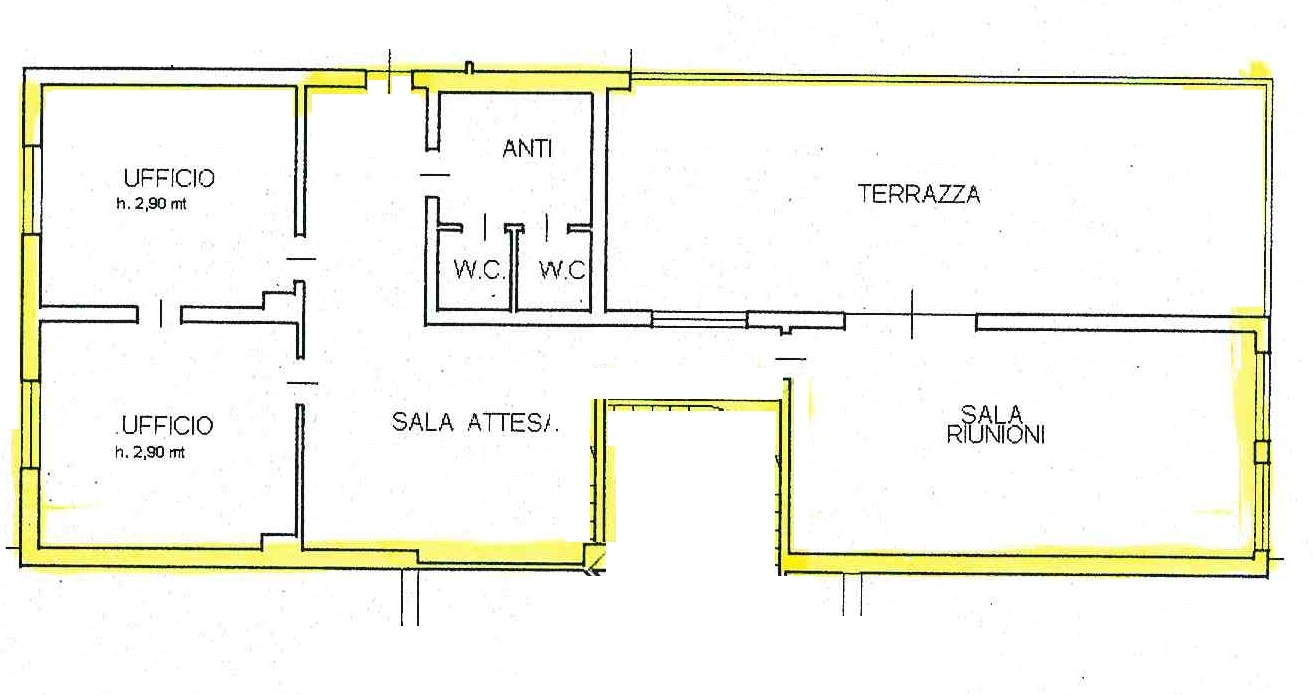 Immagine 10 di Ufficio in affitto  in Via Girolamo Orlandini a Padova