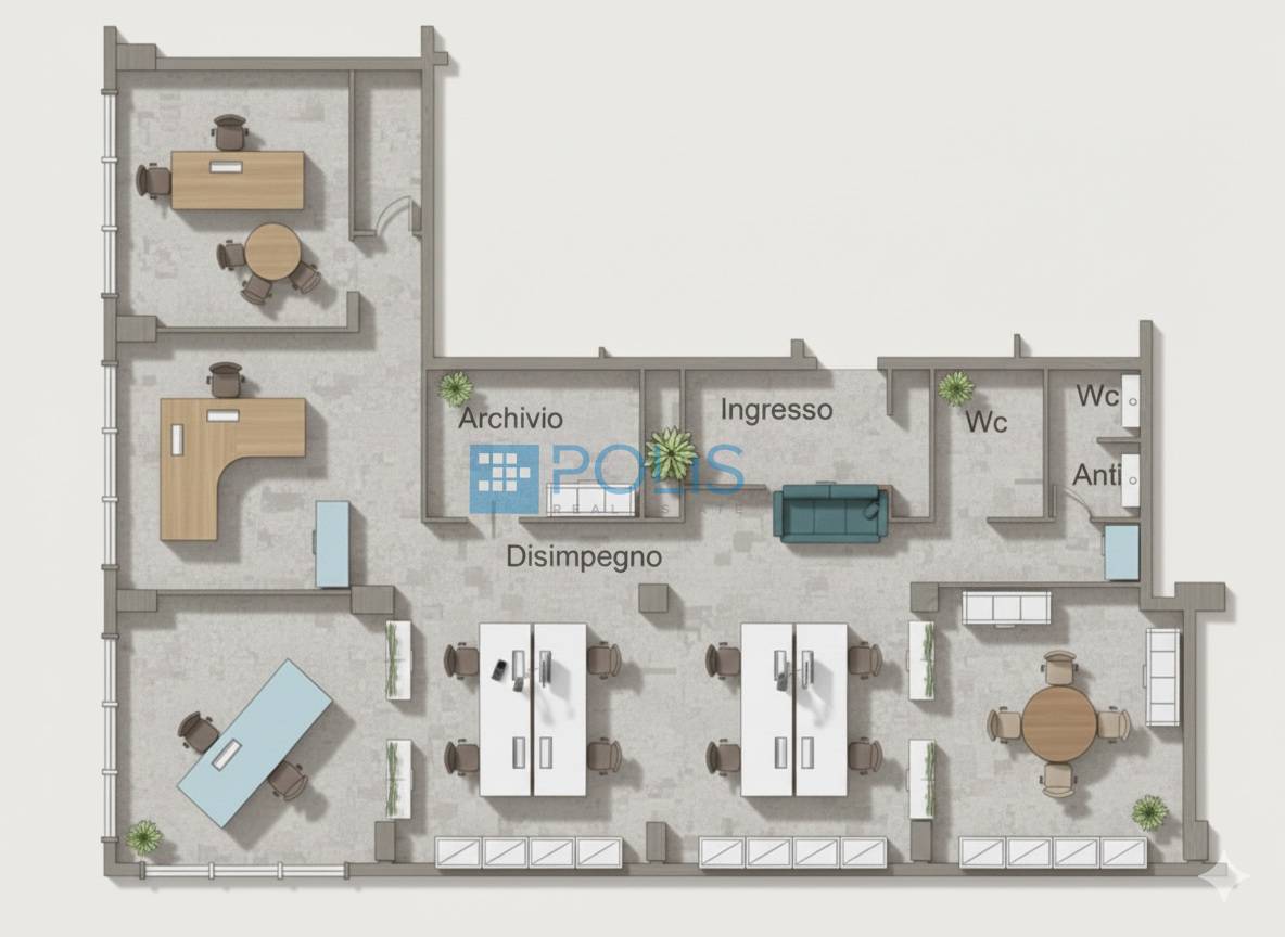 Immagine 14 di Ufficio in affitto  in Stanga a Padova