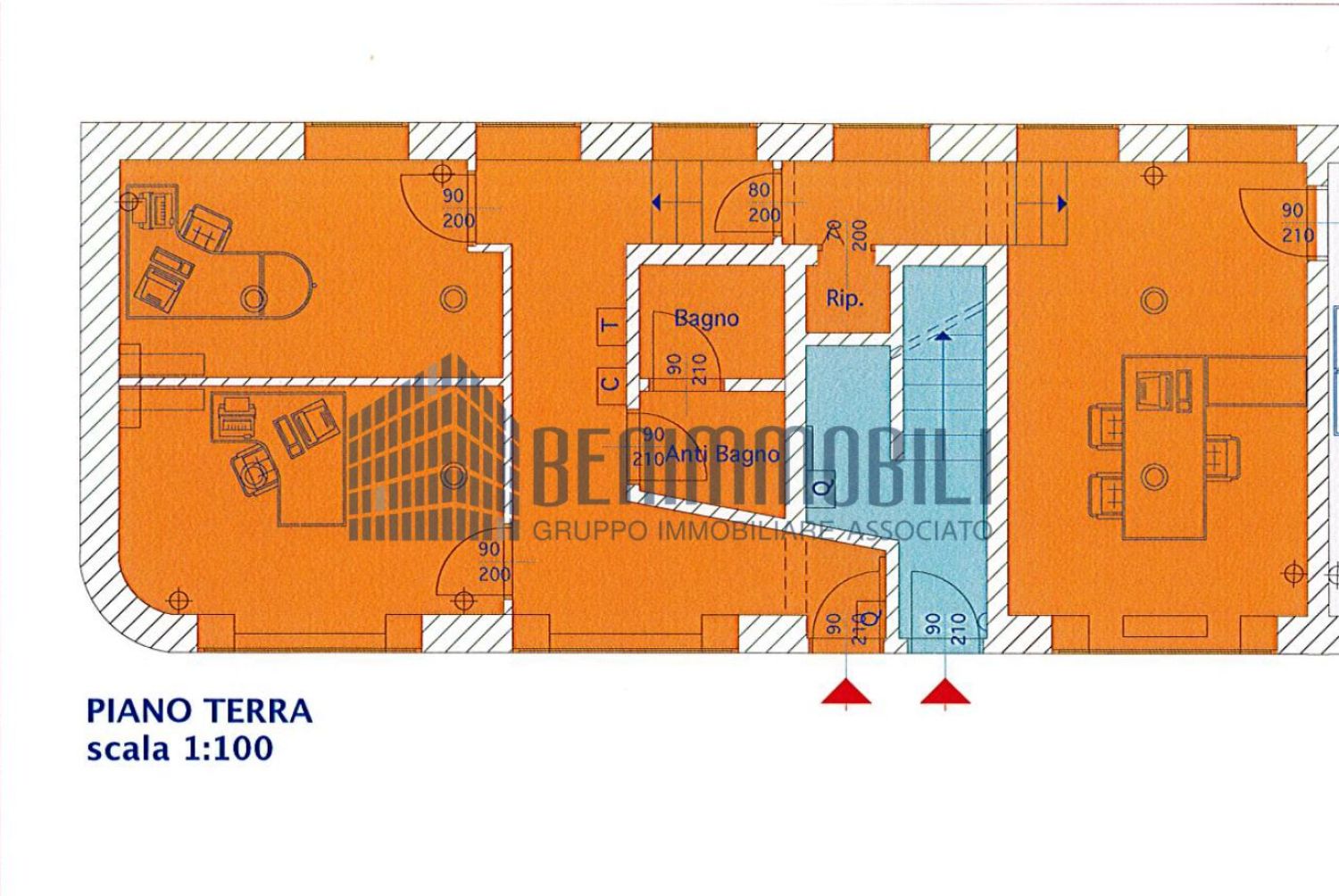 Immagine 16 di Ufficio in affitto  in Via Diaz 13 a Brescia