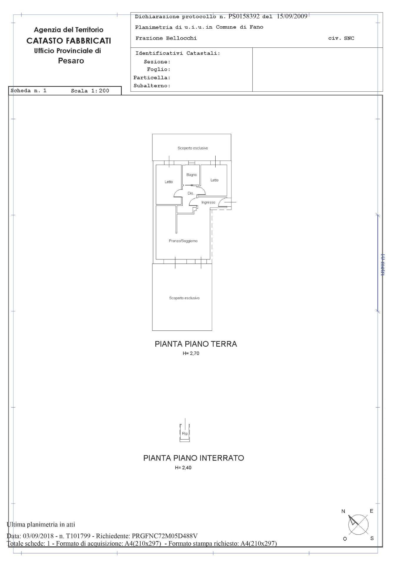 Immagine 22 di Appartamento in vendita  in via XXX strada a Fano