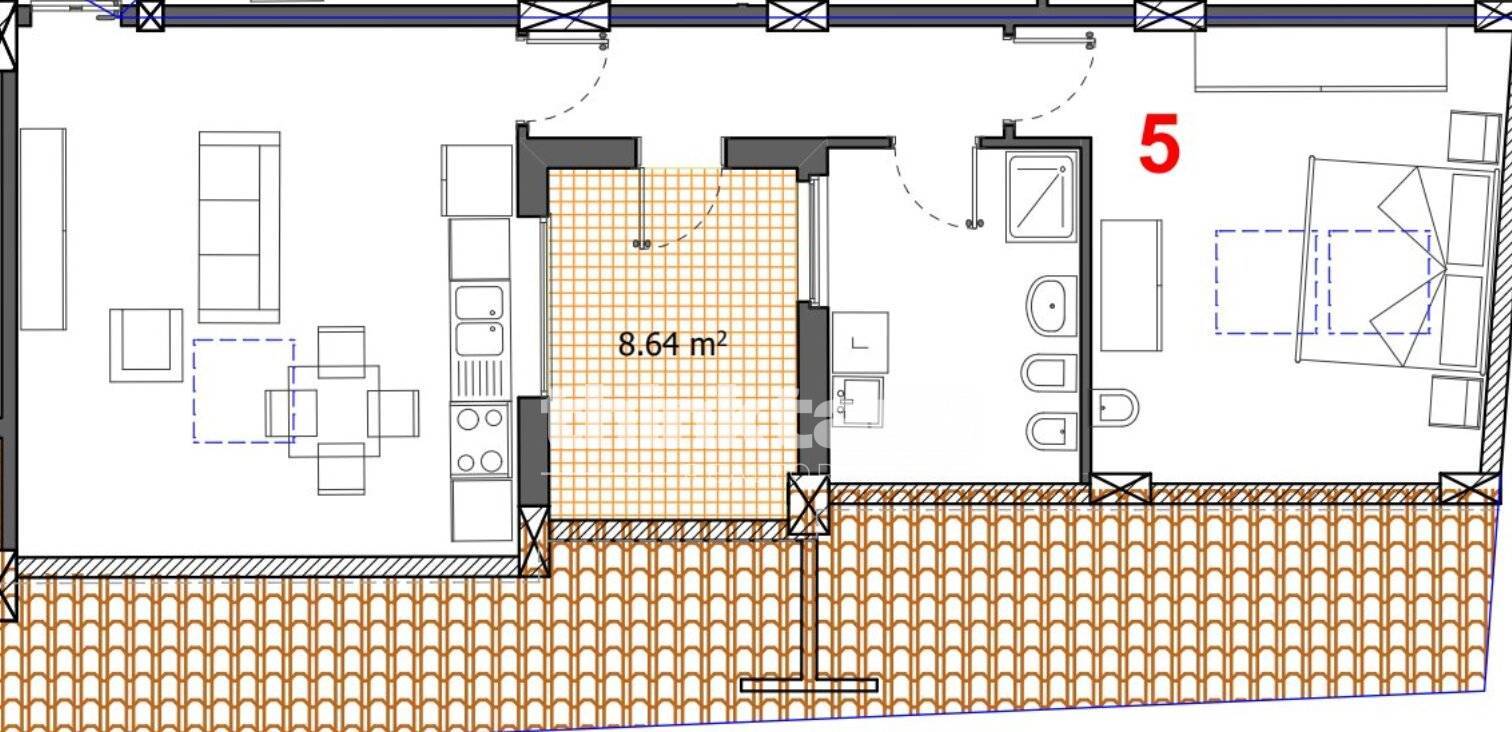 Immagine 5 di Attico in vendita  in Via Luigi Castiglione a Trecastagni
