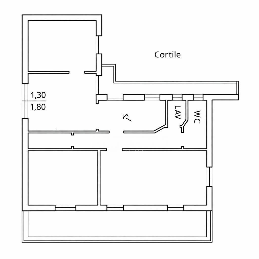 Immagine 15 di Attico in vendita  in Via Menza a Catania