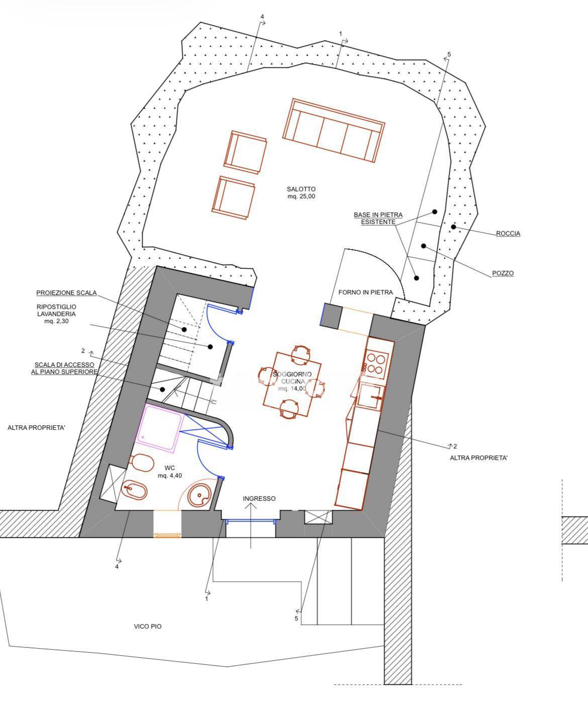 Immagine 21 di Casa indipendente in vendita  in vico pio 8 a Modica