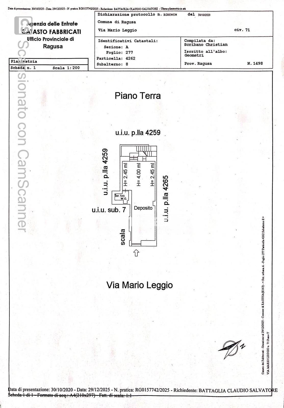 Immagine 61 di Locale commerciale in vendita  in Via Mario Leggio a Ragusa