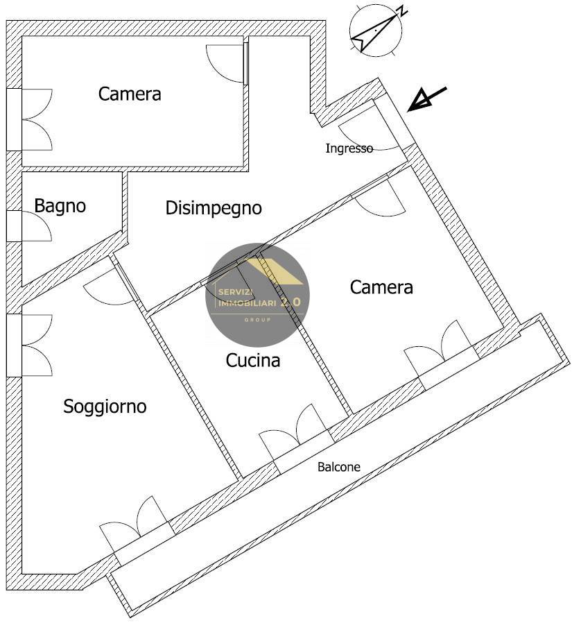 Immagine 16 di Appartamento in affitto  in Via Dionisio 72 a Roma