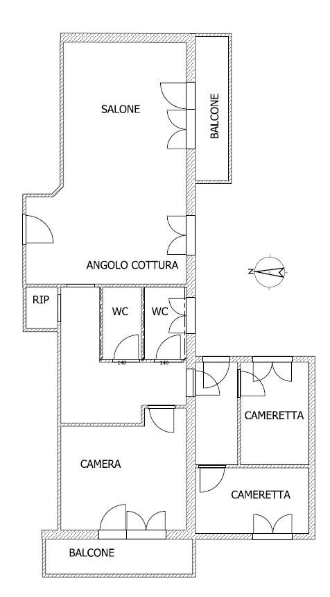 Immagine 29 di Appartamento in vendita  in Via Acquaroni 105 a Roma